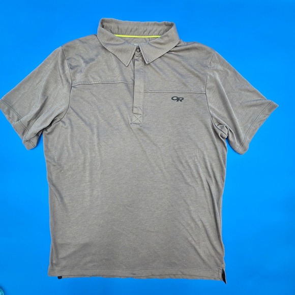 Outdoor Research Other - Outdoor Research Men‎ Sequence Merino Wool Blend Drirelease Polo Shirt Gray M